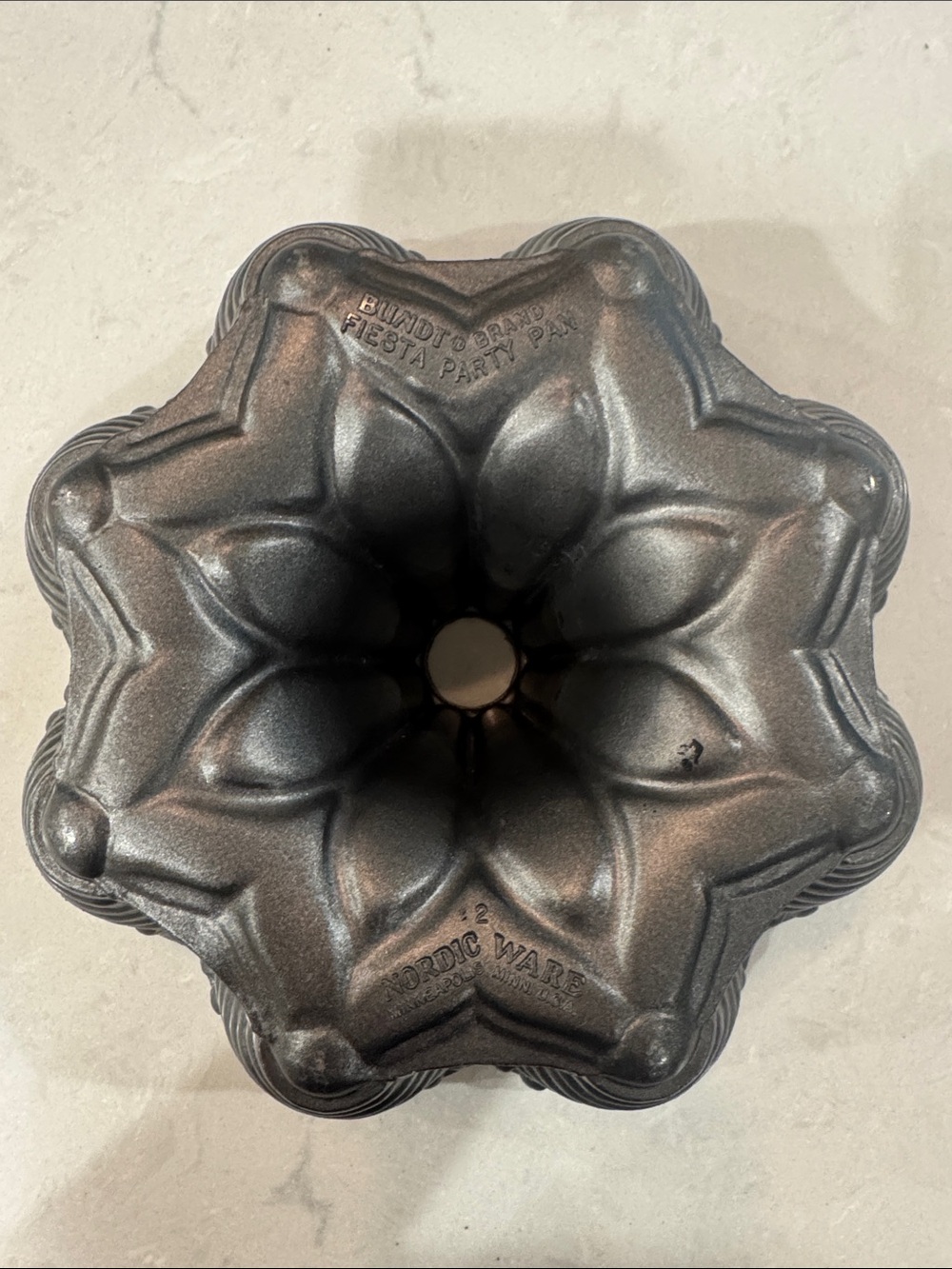 Nordic Ware Metallic Black Fiesta Party Bundt Pan